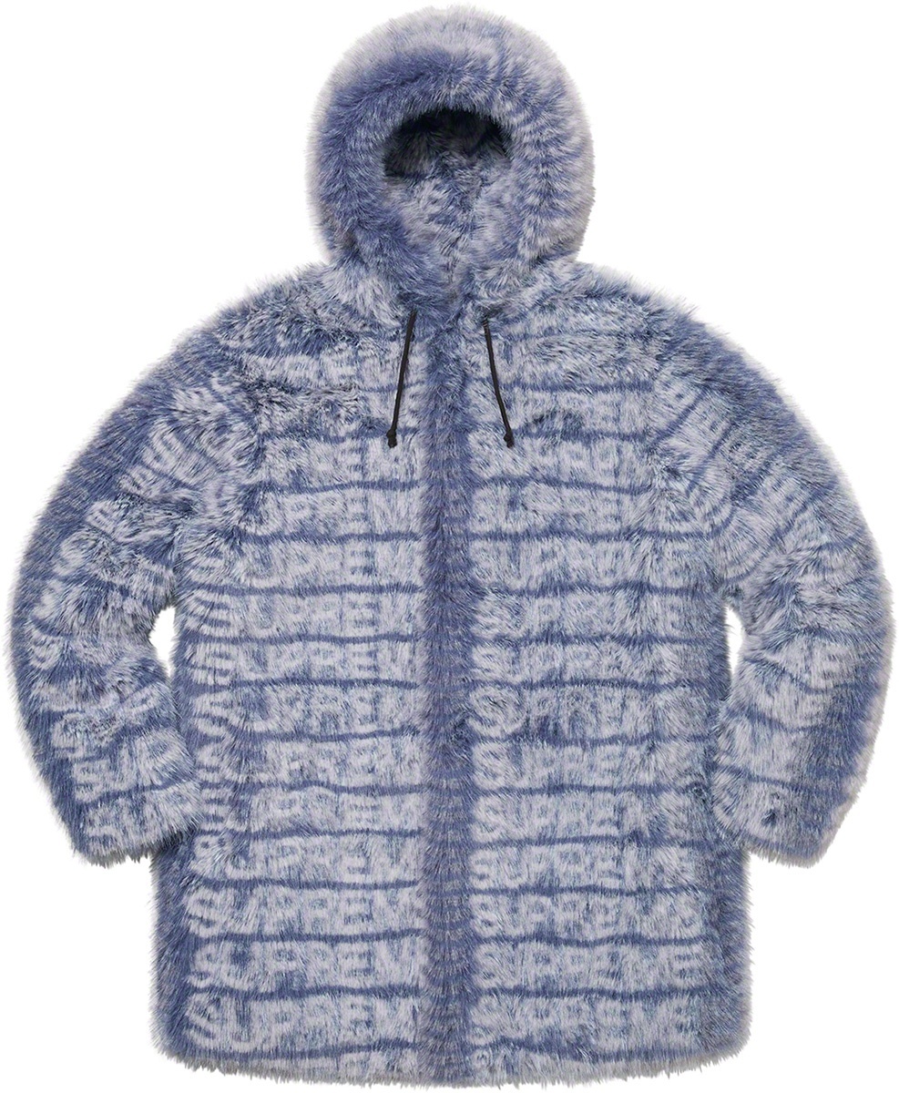 Faux Fur Hooded Coat view 6